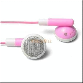 Earphones for Apple iPod Nano - Pink