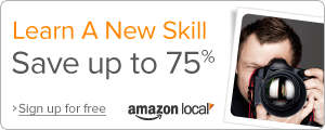 Save up to 75% with Amazon Local