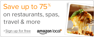 Save up to 75% with Amazon Local