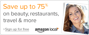 Save up to 75% with Amazon Local