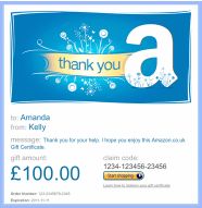 Send Thank You E-vouchers