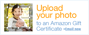 Personalise your Amazon Gift Certificate with your photo