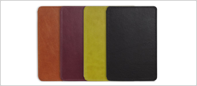 Amazon's official Kindle Touch leather cover