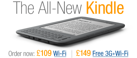 The All-New Kindle.  Smaller, Lighter, Faster with 50% Better Contrast
