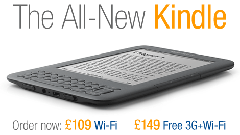 The All-New Kindle.  Smaller, Lighter, Faster with 50% Better Contrast
