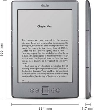 Kindle e-reader: 6.5