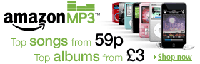 Amazon MP3: top tracks from 59p, top albums from £3