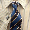 Hemsted Yellow Stripe Non Iron Slimfit Shirt (Single Cuff)