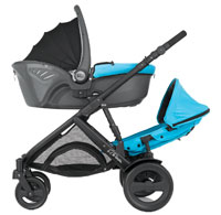 B-Dual with Baby-Safe Sleeper and the second seat unit
