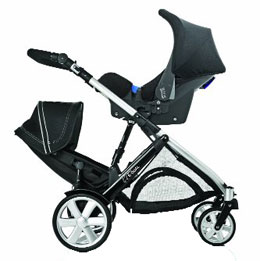 B-Dual with Baby-Safe Sleeper and the second seat unit