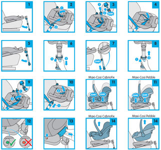 Installation instructions for the Maxi-Cosi EasyBase 2.