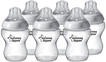  Tommee Tippee Closer To Nature Feeding Bottles 