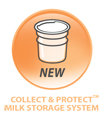 Collect & Protect milk storage system