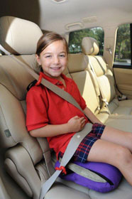 Seat belt installation of the Bubblebum