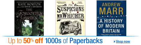 Up to 50% off paperbacks