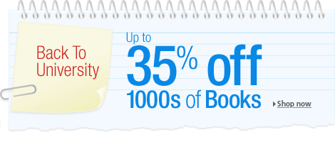 Back To University - Up to 35% off 1000s of Books