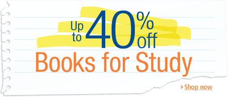 Up to 40% off Books for Study