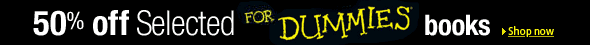 50% off selected For Dummies Books