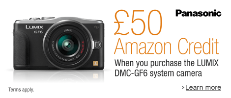 Get �50 to Spend on Amazon when you Buy a Panasonic DMC-GF6 Lumix Compact System Camera