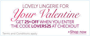 25% Off Lingerie and Underwear