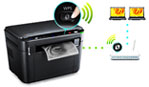 One-touch wireless connection
