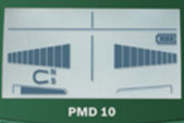 The PMD10 has a high-visibility backlight