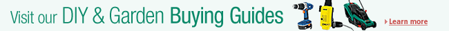 Check out our DIY & Garden buying guides--from power tools and pressure washers, to lawn mowers and loppers.
