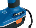 There is a handy screwdriver bit storage compartment at the base of the tool