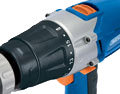 This two-speed cordless hammer drill has a 17-position torque control