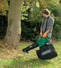 The blower function of the Draper 45543 is great for directing messy garden waste to your desired position