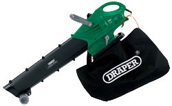 The Draper 45543 2,200-watt 230-volt vacuum, blower and mulcher is a great multi-purpose machine for cleaning up in your garden