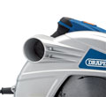 The Draper 76217 circular saw comes equipped with a dust extraction facility