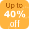 Up to 40% off