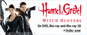 Order Hansel & Gretel Witch Hunters on DVD, Blu-ray and Blu-ray 3D