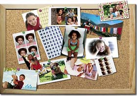 Photo pinboard