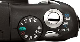 PowerShot SX130IS control dial