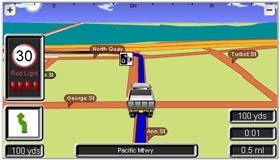 The Pro Nav features details of legal and physical restrictions along a planned route