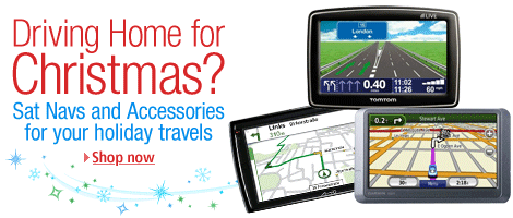 Driving Home For Christmas? Sat Navs and Accessories for your holiday travels