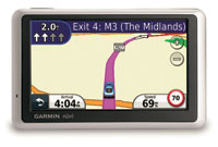 The slimline Garmin n&uuml;vi 1340 comes with lane assist