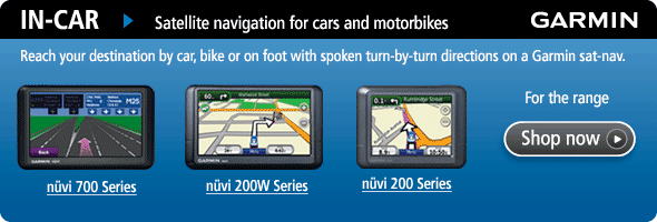 Shop our range of Garmin Nuvi satellite navigation systems