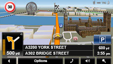 City View 3D and Landmark 3D displays roadside building in major cities in 3D