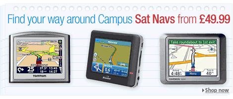 Find Your Way To and Around Campus: Sat Navs from �49.99