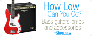 Bass Guitars and accessories at Amazon.co.uk