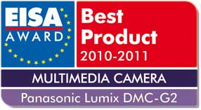 Lumix G2 Wins Best Multimedia Camera 2010/11 EISA Award