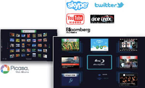 Skype and online content on your TV