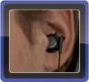 Unique vertical in-ear design