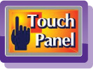2.7" Wide (16:9) Touch Panel Clear Photo LCD Plus Display (123K Pixels)