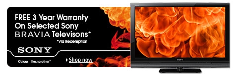 Sony TV warranty promotion