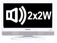 2x2W speakers icon comes here