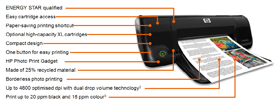 Features of HP Deskjet 1660